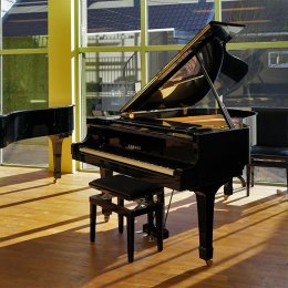 Yamaha C3 D von 1983 in Schwarz glänzend