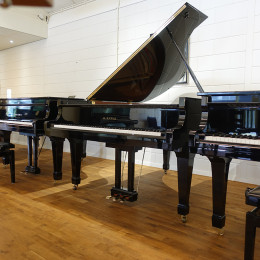 Kawai GS-40 von 1991 in Schwarz glänzend