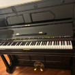 Ibach Salon Pianino B 132 von 1911 in Schwarz glänzend