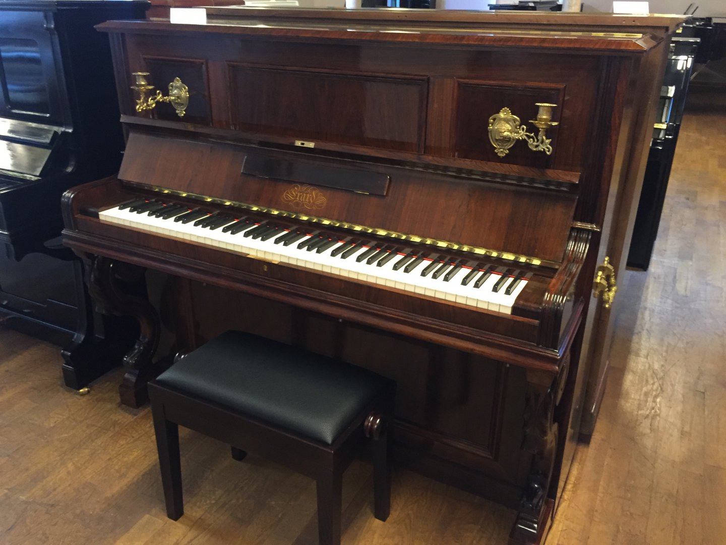 - Andere Marke - Erard 138 Piano von 1911 in Palisander matt