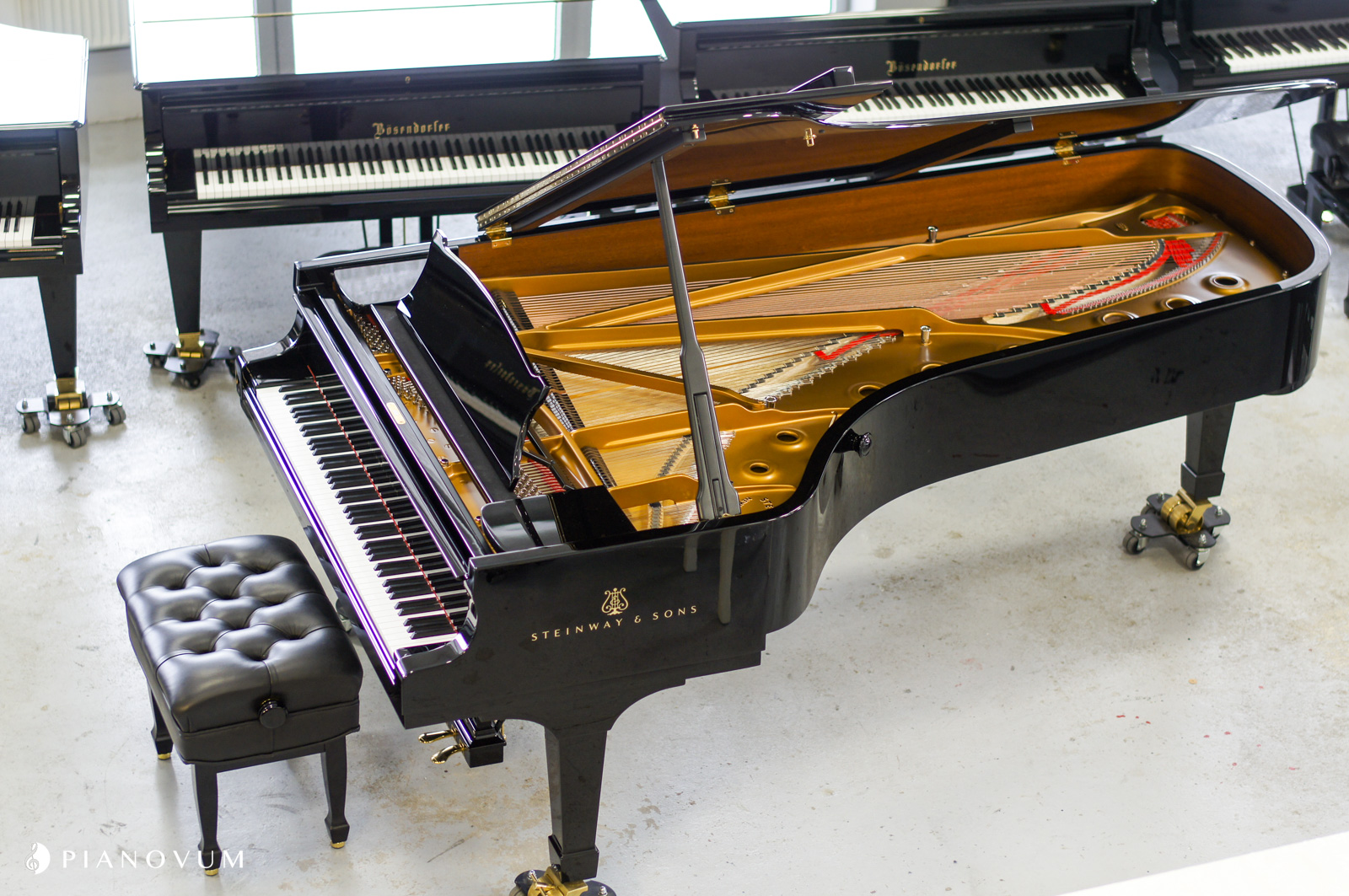 Steinway & Sons D-274 von 2013 in Schwarz glänzend