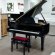 Yamaha C3 von 1987 in Schwarz glänzend