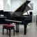 Yamaha C3 von 1987 in Schwarz glänzend