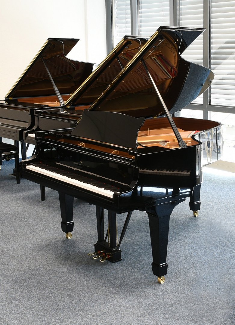 Steinway & Sons A-188 von 1909 in Schwarz glänzend