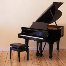 Steinway & Sons S-155 von 1963 in Schwarz glänzend